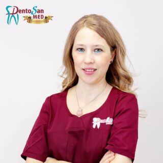 dr Cristiana Balog @ clinica stomatologica Dentosan Med Cluj